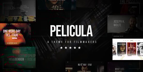 Pelicula - Video Production and Movie WordPress Theme