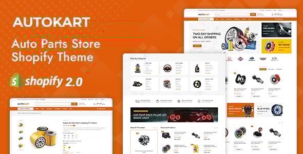 Autokart - Auto Parts and Tools Shop Shopify 2.0 Responsive Theme
