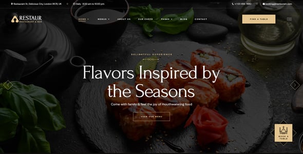 DELICI - Restaurant HTML Template