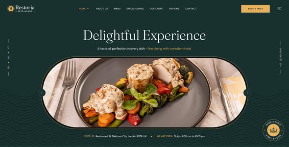 Restoria - Restaurant HTML Template