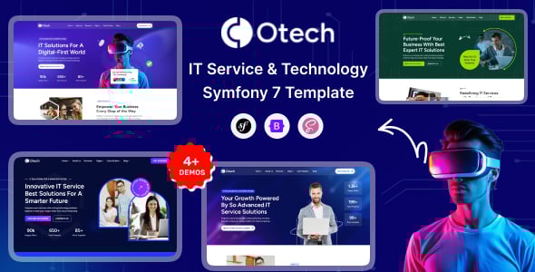 oTech - IT Solutions & Technology Startup Symfony 7 Template