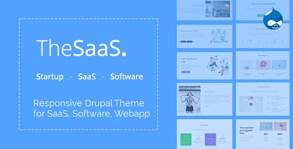 TheSaaS - Responsive SaaS, Software & WebApp Drupal 11 - 10 Themes