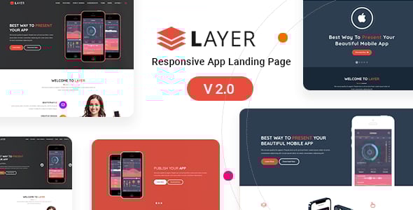 Layer - Responsive App Landing Page HTML Template