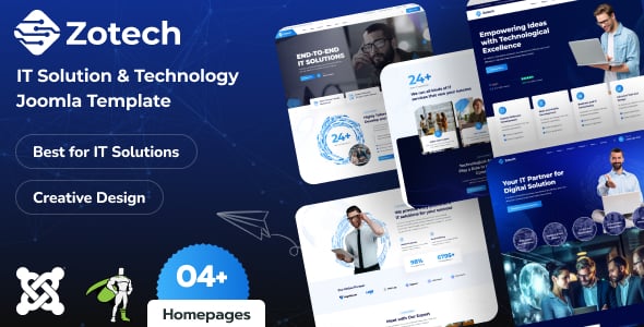 Zotech - IT Solutions & Technology Joomla Template