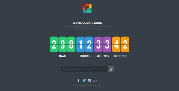 Pixp Countdown - Coming Soon Template