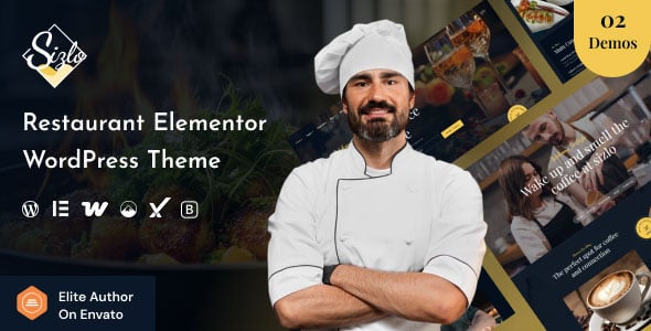 Sizlo – Restaurant Elementor WordPress Theme