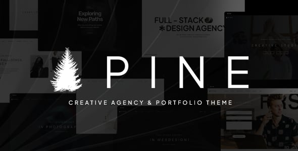 Pine - Creative Agency & Portfolio WordPress Theme
