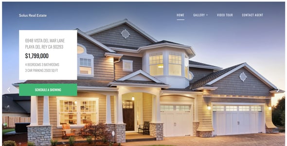 Solus - Single Property WordPress Theme