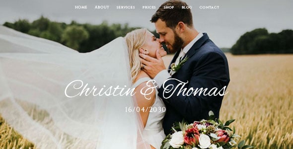 Wedding - WordPress Theme
