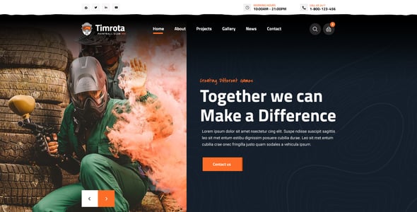 Timrota - Paintball Club XD Template