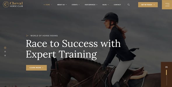 Cheval - Horse Club & Equestrian WordPress Theme