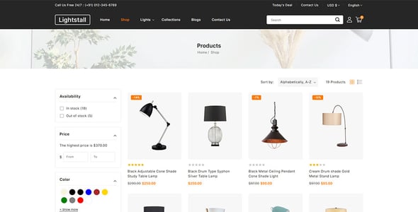 Lightstall - Light Decor Shopify 2.0 Responsive Theme