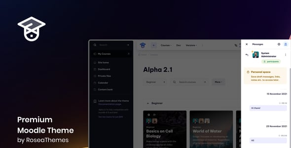 Alpha | Responsive Premium Theme for Moodle