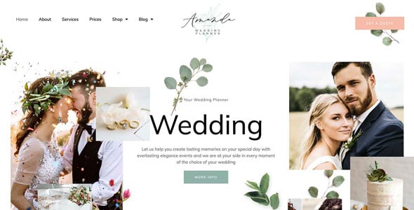Wedding - WordPress Theme