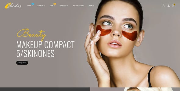 Shades - Modern Shopify Theme for Beauty, Cosmetics & Bridal Studio