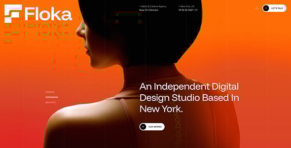 Floka - Digital Agency & Portfolio WordPress Theme