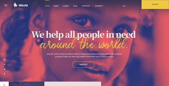 Helpo | Charity & Nonprofit WordPress Theme