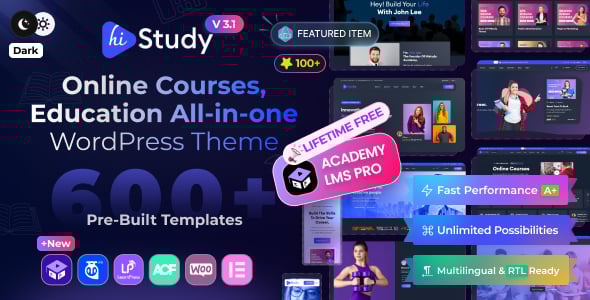 Education WordPress Theme | HiStudy