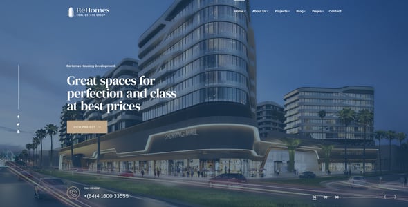 Rehomes - Real Estate Group WordPress Theme