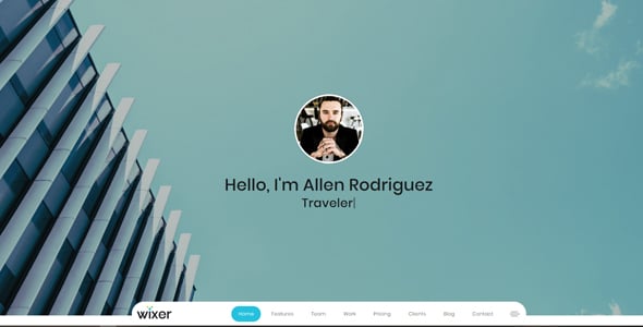 Wixer - One Page Parallax