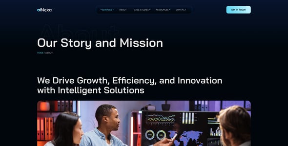 AiNexa – AI Agency Template for Adobe Photoshop