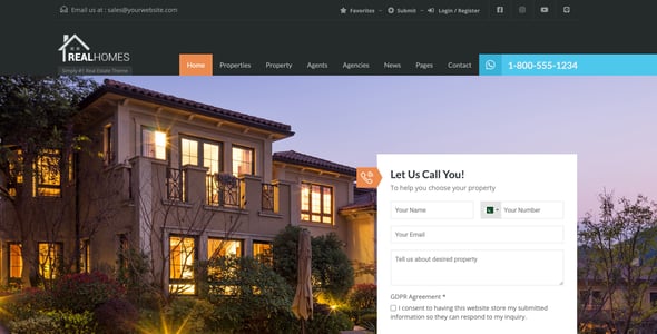 RH - Real Estate WordPress Theme