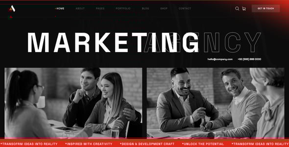 Aspro - Creative Design Agency PSD Template