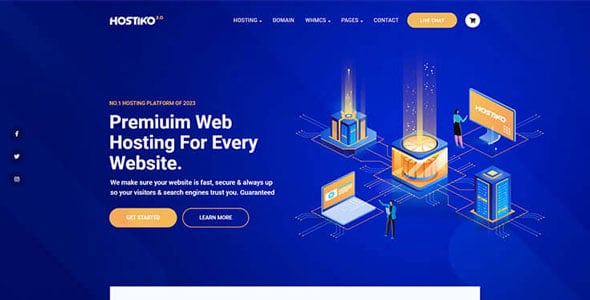 Hostiko - Hosting WordPress & WHMCS Theme