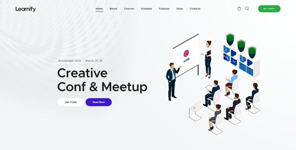 Learnify - Online Courses Education WordPress Theme