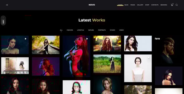 Novo - Photography WordPress