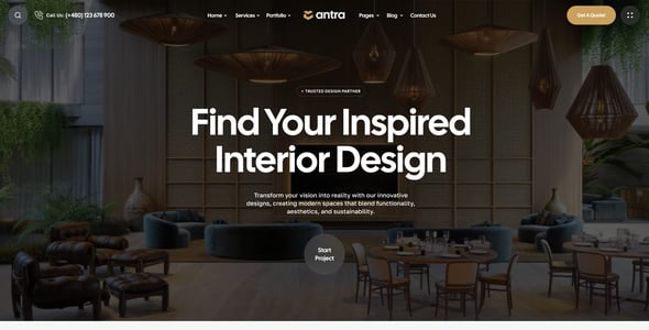 Antra - Architecture & Interior Design WordPress Theme