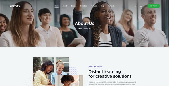 Learnify - Online Courses Education WordPress Theme