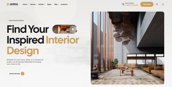 Antra - Architecture & Interior Design WordPress Theme