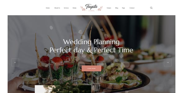 Taysta - Wedding Event Planning WordPress Theme