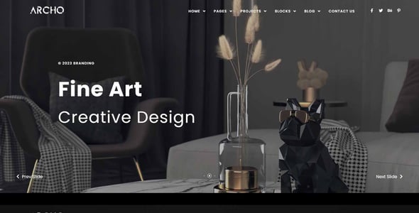 Archo - Architecture & Interior Elementor Template Kit