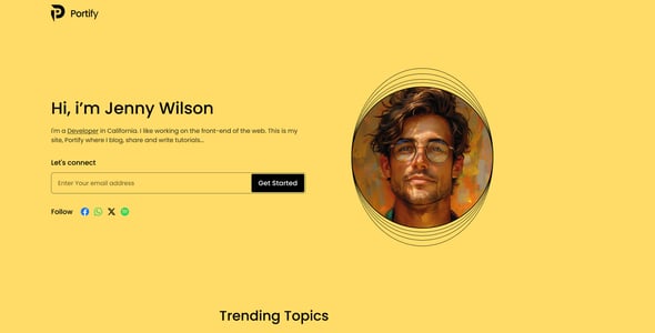 Portify - Personal Portfolio HTML Template