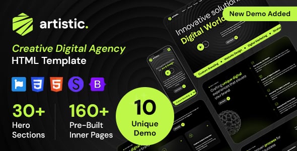 Artistic - Digital Marketing Agency HTML Template