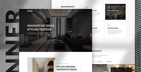 Inner – Interior Design & Architecture Template Kit
