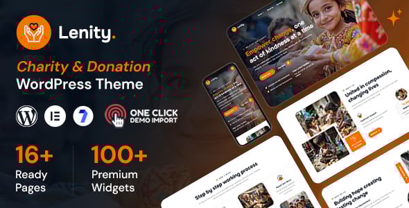 Lenity - Charity & Donation WordPress Theme