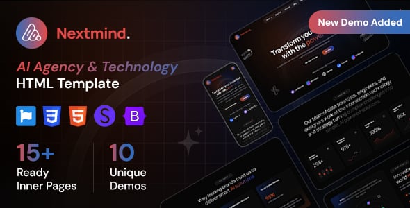 Nextmind - AI Agency & Technology HTML Template