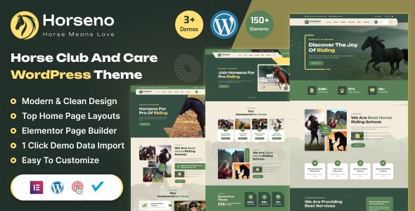 Horseno - Horse Club & Riding Sports WordPress Theme