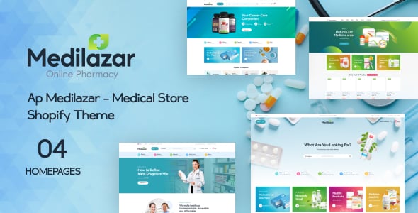 Ap Medilazar - Medical Store Shopify Theme