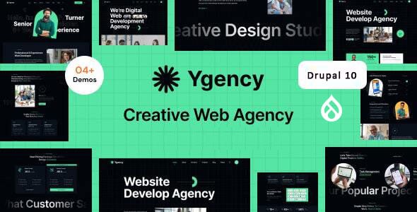 Ygency - Web Design Agency Drupal 10 Theme