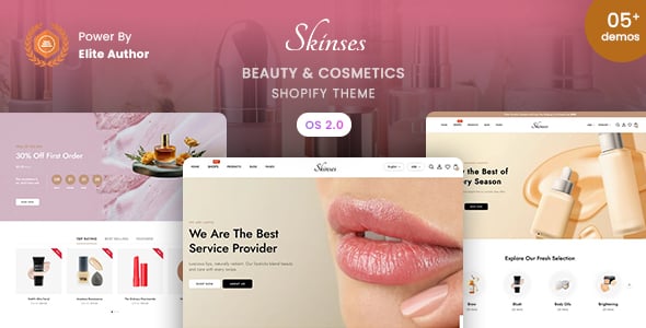 Skinses - Beauty & Cosmetics Shopify 2.0 Theme