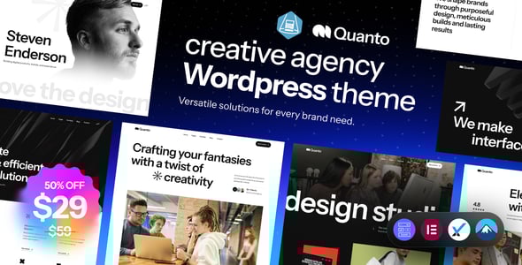 Quanto - Creative Agency WordPress Theme