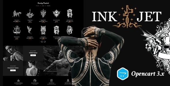 Inkjet - Responsive OpenCart Theme