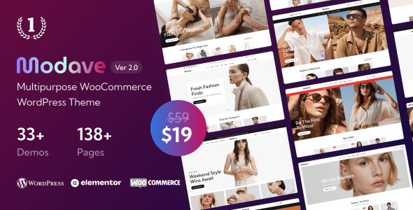 Modave - Multipurpose WooCommerce WordPress Theme