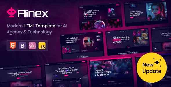 Ainex - AI Agency & Technology HTML Template