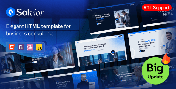 Solvior - Business Consulting HTML Template