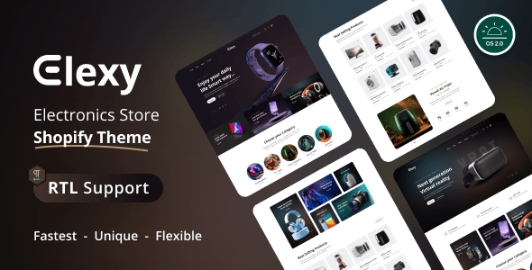 Elexy - Electronics Store Shopify Theme OS 2.0